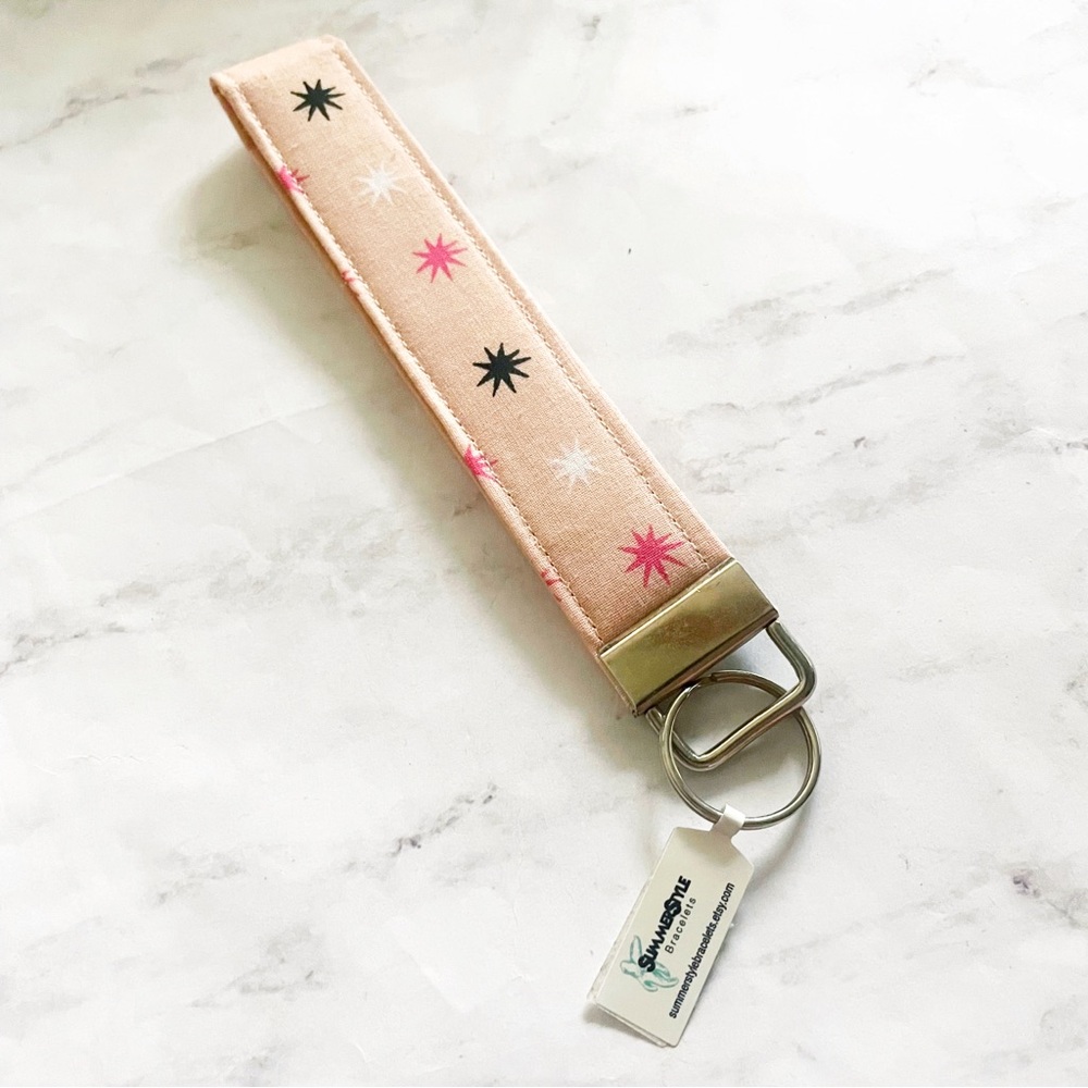 Atomic Stars Wristlet Keychain